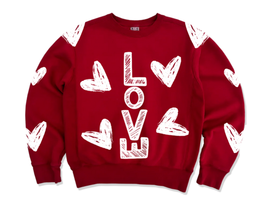 Eternal Eke Hearts sweatshirt (w)