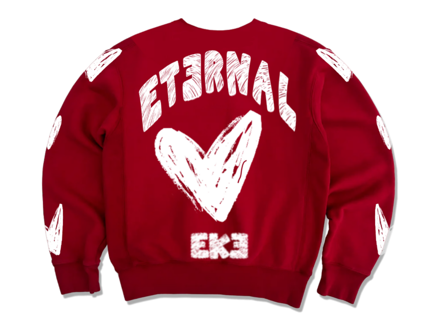 Eternal Eke Hearts sweatshirt (w)